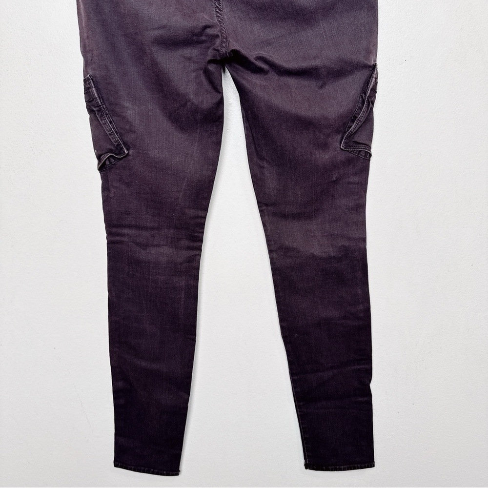 Vince Womens 26 Slim Cargo Mulberry Pant - Picture 15 of 16